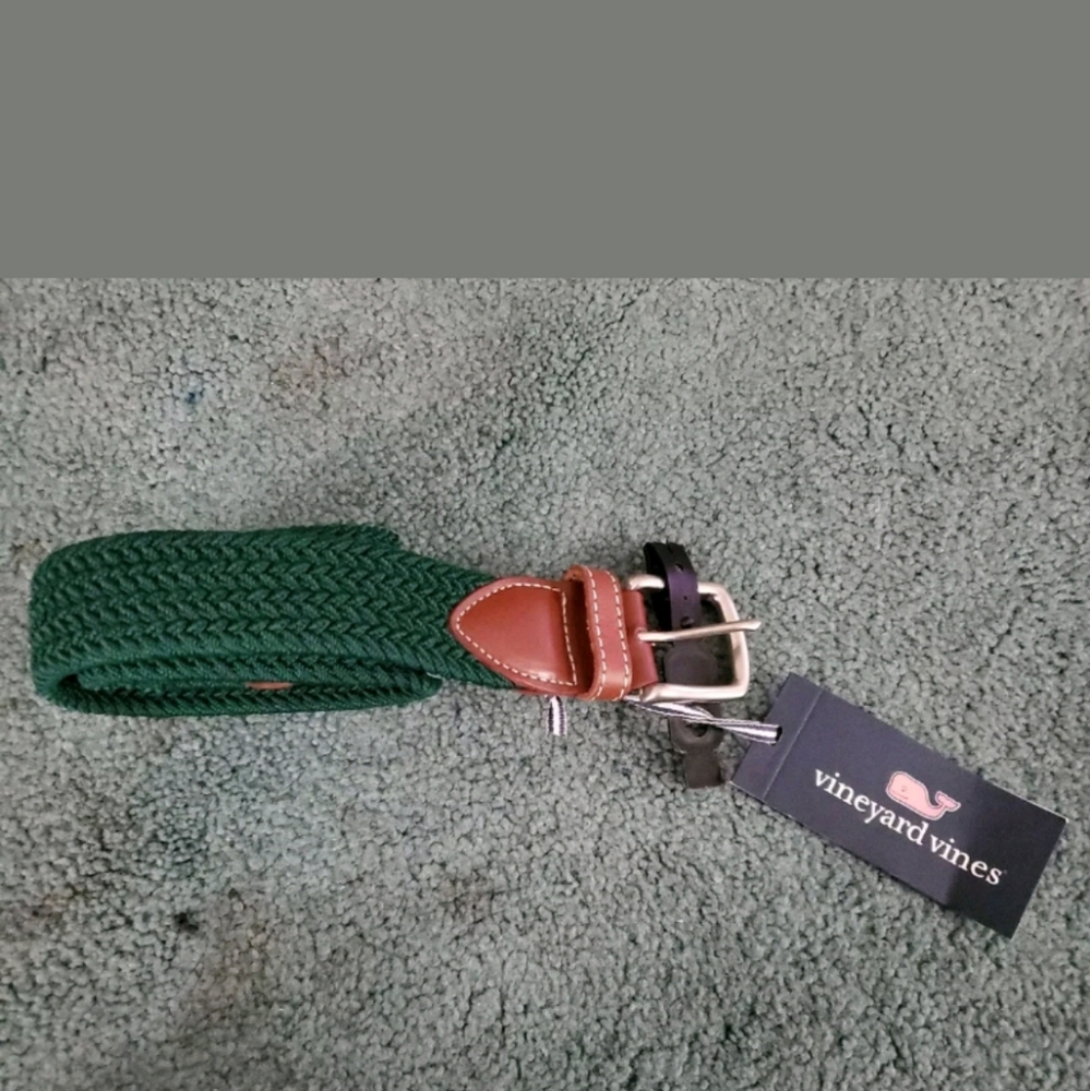 Vineyard Vines Size 30 Charleston Green Belt